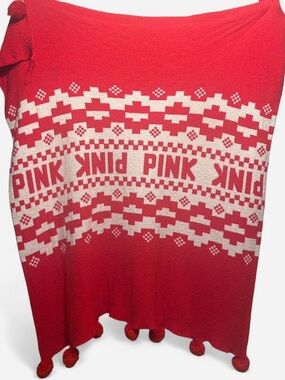 Victoria's Secret PINK Marshmallow Knit Blanket